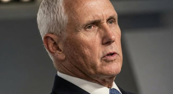Mike Pence Breaks With Trump Over Jan. 6 Compensation Fund