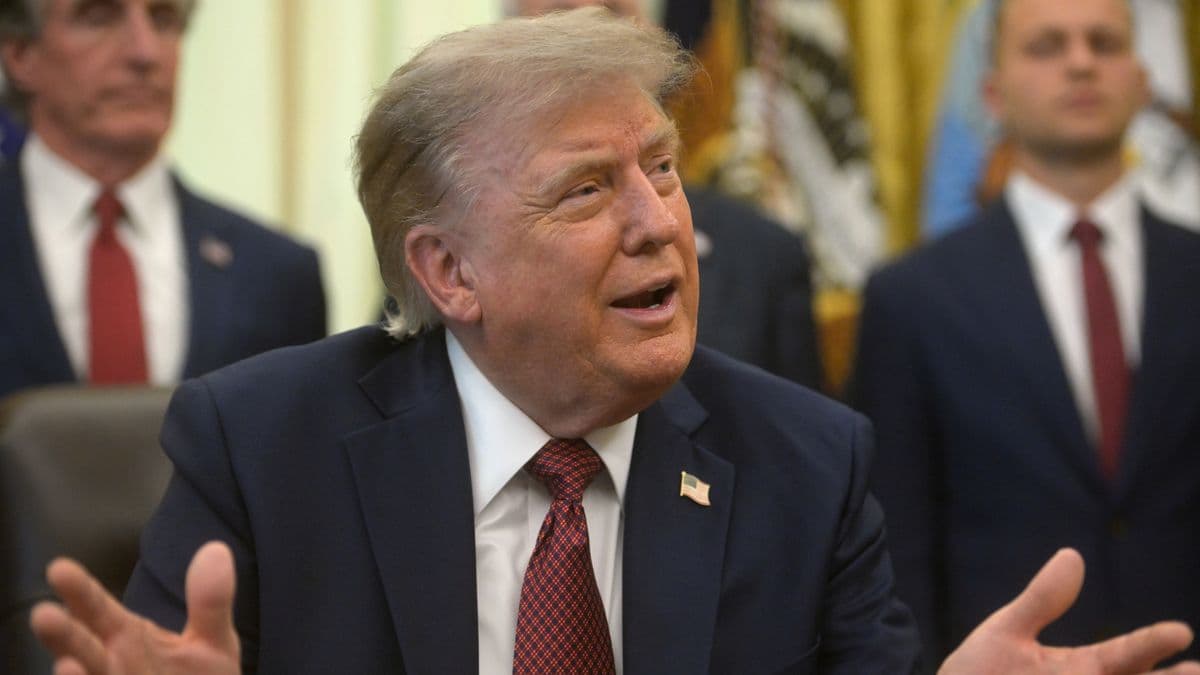 Trump says 'I won't answer that question' in tense clash with reporter