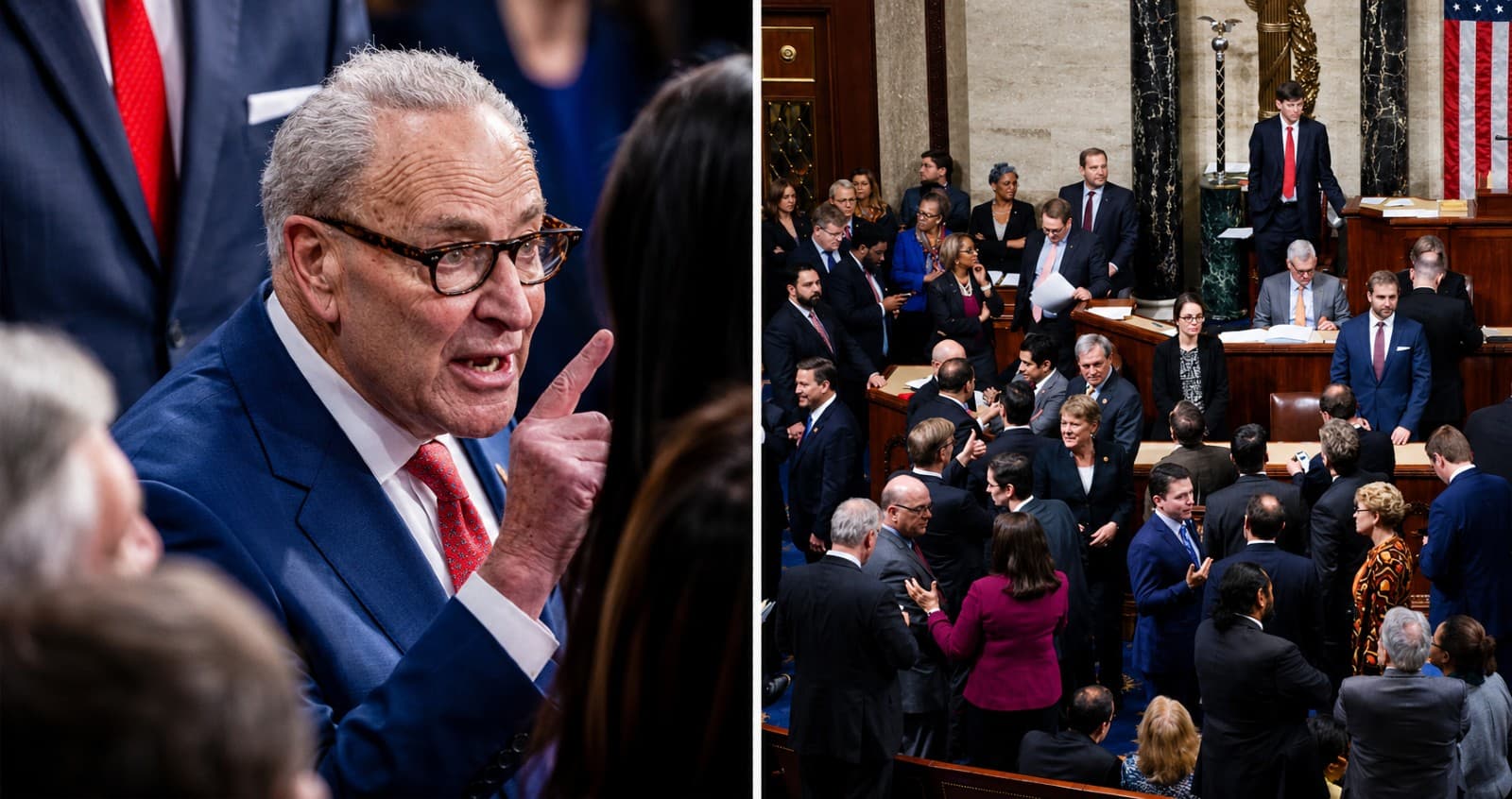 Fireworks as Senate Votes 46 - 44 — Democrats Revolt, RUN OUT of Chamber