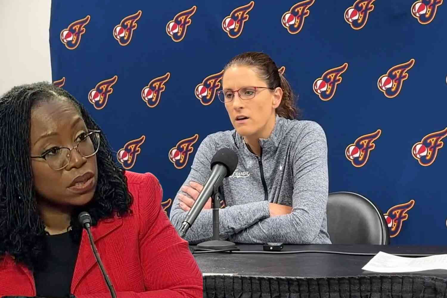 Indiana Fever coach says she's not educated enough to know if men should play in women's sports