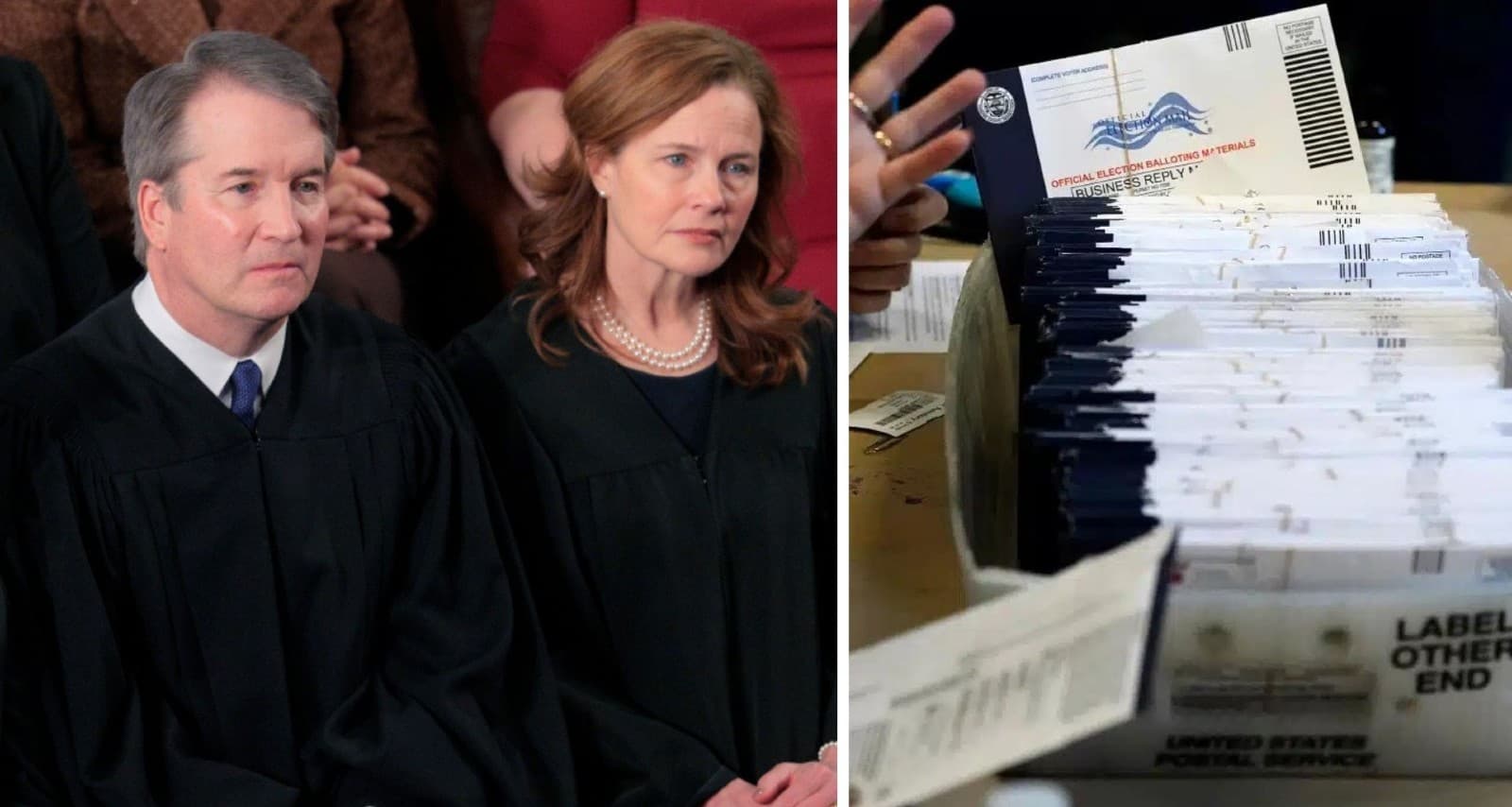 5-4 DECISION — Supreme Court Bombshell on Mail-In Ballots