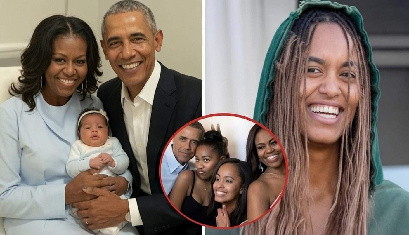Michelle and Barack Obama Meets Malia’s Newborn for the FIRST Time Cute Moments! - freshusanews.com